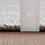 LUXE WEAVERS Modern Farmhouse Beige 5x7 Washable Area Rug, Anti-Slip Diamond Pattern Carpet