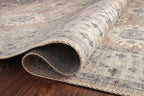 Loloi Hathaway Collection HTH-03 Java/Multi 5'-0" x 7'-6", .25" Thick Area Rug, Soft, Durable, Printed, Modern, Low Pile, Non-Shedding, Easy Clean, Living Room Rug