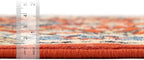 Unique Loom Sialk Hill Collection Area Rug - Washington (8' Round Terracotta/Cream)