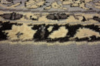 Unique Loom Sialk Hill Collection Area Rug - Washington (8' Round Gray/Black)