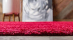 Unique Loom Solo Collection Area Rug - Calabasas (10' x 13' Rectangle, Red)