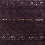 Hand Knotted Loom Wool ECO-Friendly Area Rugs - 2'6''x10', Runner, Brown Color, Solid Plain Design, High Pile Handmade Anti Skid Area Rugs for Living Room, Bed Room (L00111)