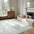 Area Rugs 4x6,Boho Vintage Oriental Washable Rugs,Collapsible Area Rug for Bedroom, Entryway, Kitchen, Bathroom