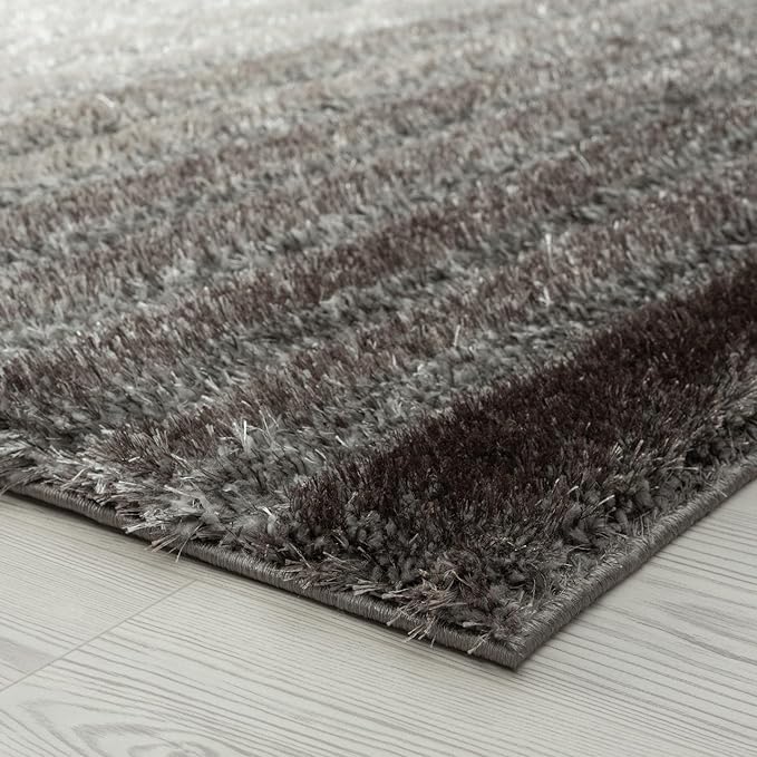 LUXE WEAVERS Lantanas Collection 7119 Grey 8x10 Modern Geometric Area Rug