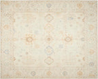 Revival Rugs Nimbus 8'x10' Zero-Shedding Area Rug for Living Room Bedroom - Oeko-TEX Certified, Low Pile, Spot Clean, Cornflower, Yellow Beige