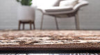 Unique Loom Espahan Collection Area Rug - Cape Cod (4' 1" x 6' 1" Rectangle, Brown/ Beige)
