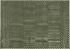 Revival Rugs Soloba 6'7"x9' Washable Area Rug for Living Room Bedroom - 100% Recycled Oeko-TEX Certified, Medium Pile, Green