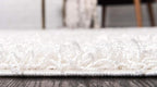 Unique Loom Solid Shag Collection Area Rug (2' 2" x 6' 7" Runner, Snow White)