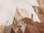 Round Rug for Living Room – Black and White Designer Floor Carpet