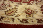 Unique Loom Sialk Hill Collection Area Rug - Washington (2' 7" x 10' Runner Burgundy/Cream)