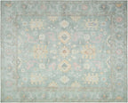 Revival Rugs Nimbus 8'x10' Zero-Shedding Area Rug for Living Room Bedroom - Oeko-TEX Certified, Low Pile, Spot Clean, Confetti, Mint Green