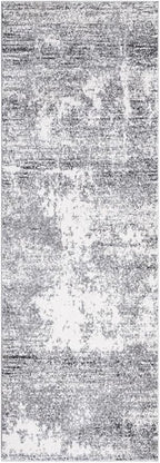 Keen Home Design Area Rugs - Non-Shedding, Thick Pile Abstract Rugs for Kitchen, Living Room, Bedroom, Dining Room, Entryway (Abstract Cream/Grey, 2'8'' x 7'7'')