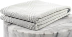 LUXE WEAVERS Modern Farmhouse White 8x10 Washable Area Rug, Anti-Slip Diamond Pattern Carpet