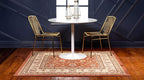 Unique Loom Voyage Collection Traditional Oriental Classic Intricate Design Area Rug (10' 0 x 10' 0 Square, Terracotta/Ivory)