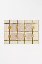 Greer Hand-Tufted Wool Rug - Elegant Taupe and Olive Geometric Pattern for Sophisticated Home Decor (2.5x11 Ft)