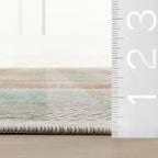 Dash & Albert Chanan Plaid Multi Machine Washable Rug, 9.5 X 13.5 Feet, Multicolored/Ivory Plaid Pattern