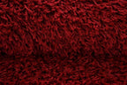 Unique Loom Solid Shag Collection Area Rug (9' x 12' 2" Rectangle Cherry Red)