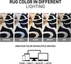 Rugshop Abstract Wavy Shag Area Rug Anthracite Dark Gray 2' x 3' Ideal for Entryways, Kitchens, or Small Spaces