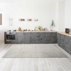 LUXE WEAVERS Geometric Greek Pattern Area Rug, Gray, 6'X9'