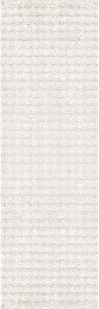 CAMILSON Modern White Non Slip Runner Rug 2x7 Ultra Soft High Pile Kitchen Rugs Non Skid Rubber Backing Durable & Easy to Clean Carpet for Entryway Bathroom Indoor Use (2 x 7 White)