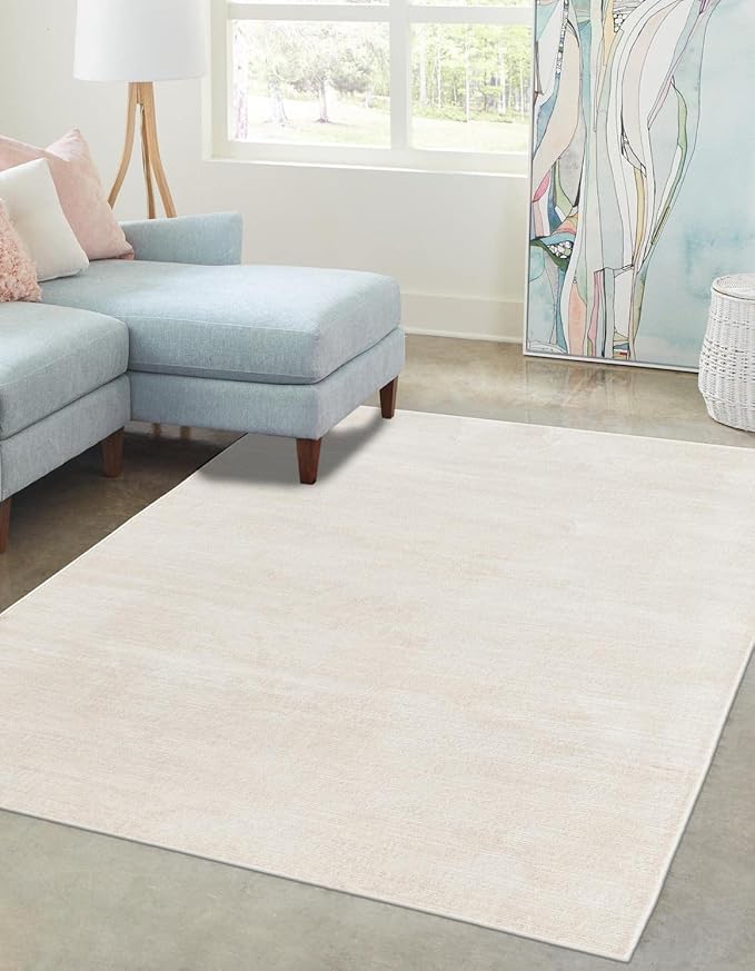 Unique Loom Finsbury Collection Area Rug - Kate (6' x 9' Rectangle, Ivory/ Beige)