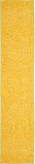 Nourison Home Nourison Essentials Yellow 2'2" x 16' Area Rug - Easy Clean, Non Shedding, Bed Room, Living Room, Dining Room, Kitchen (16' Runner)