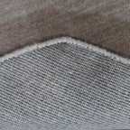 Hand Knotted Loom Wool ECO-Friendly Area Rugs - 6'x6', Octagon, Beige Color, Solid Plain Design, High Pile Thick Handmade Anti Skid Area Rugs for Living Room, Bed Room (L00111)