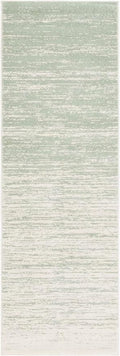 SAFAVIEH Adirondack Collection Runner Rug - 2'6" x 12' Runner, Sage & Ivory, Modern Ombre Design, Non Shedding & Easy to Clean, Ideal for Hallway, Foyer, Kitchen, Entryway, Bedroom (ADR113X)