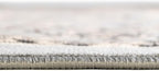 Rugs.com Yasmin Collection Rug – 8 Ft Square Gray Medium Rug Perfect for Living Rooms, Kitchens, Entryways