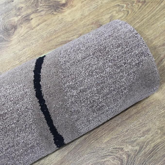 Rugsotic Carpets Hand Tufted Wool ECO-Friendly Area Rugs - 10'x10', Square Shape, Camel, Floral Modern Design, High Pile Thick Handmade Anti Skid Area Rugs for Living Room, Bed Room (K00219)