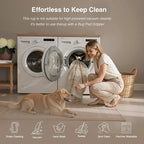 HUGEAR Entryway Machine Washable Area Rugs 2x3 Vintage Beige Brown Small Neutral Style Non Slip Stain Resistant Low Pile Throw Carpet for Hallway Kitchen Retro Aesthetic Modern Decor