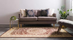 Unique Loom Versailles Collection Traditional Classic Medallion Floral Motif Area Rug (10' 6 x 16' 5 Rectangular, Brown/ Ivory)