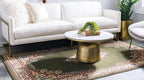 Unique Loom Reza Collection Traditional Persian Style Area Rug, 2 ft 2 in x 3 ft, Olive/Ivory