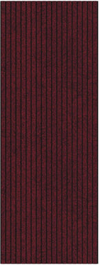 Ottomanson 2' x 6' Hallway Runner with Scraper Pile - Extra Durable Non-Slip Rug Mat for Indoor & Outdoor Use - Ideal for Kitchen, Entryway, Patio & Garage - High-Traffic Carpet, Red