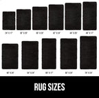 GORILLA GRIP Bath Rug Mat 44x26, Thick Soft Absorbent Chenille, Quick Dry Microfiber Mats, Rubber Backing Washable Shower Floor Rugs, Bathmat Runner, US Designed Bathroom Home Decor Accessories Black