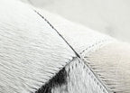 Cowhide Round Leather Rug 9x9 ft – Genuine Hair-On Hide Patchwork Area Rug for Living Room, Bedroom, Kids Playroom, Lounge & Western Home Decor