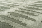 Revival Rugs Shell 10'6" x 14'3" Washable Area Rug for Living Room Bedroom - 100% Recycled Oeko-TEX Certified, Medium Pile, Green