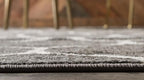 Rugs.com Lattice Frieze Collection Rug – 10' x 14' Dark Gray Medium Rug Perfect for Living Rooms, Large Dining Rooms, Open Floorplans