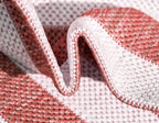Unique Loom Outdoor Collection Classic Stripes, Transitional Indoor & Outdoor Area Rug, Rectangular 4' 0" x 4' 0", Red/Ivory