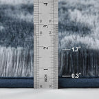 Large Shag Area Rugs 6 x 9, Tie-Dyed Plush Fuzzy Rugs for Living Room, Ultra Soft Fluffy Furry Rug for Bedroom, Indoor Carpet Nursery Rugs for Kids Room Home Decor, Blue and Grey
