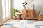 Home Dynamix Tribeca Slade Modern Area Rug, Abstract Blue 9'2"x12'5", Rectangular