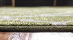 Rugs.com Lattice Collection Rug – 7' x 10' Light Green Medium Rug Perfect for Bedrooms, Dining Rooms, Living Rooms