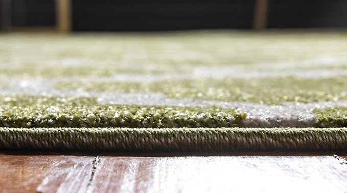 Rugs.com Lattice Collection Rug – 9' x 12' Light Green Medium Rug Perfect for Living Rooms, Large Dining Rooms, Open Floorplans