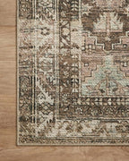 Loloi Amber Lewis Billie Collection, Clay & Sage 2'-0" x 5'-0" Area Rug – Antique & Distressed Accent Rugs for Living Room, Bedroom, Entryway & Hallway, No Shed High Traffic Area Home Decor Rug