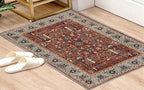 Washable Indoor Doormat 24" x 36" Non-Slip Entry Rug Welcome Mat Dirt Trapper Red