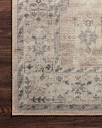 Loloi Hathaway Collection HTH-03 Java/Multi 9'-0" x 12'-0", .25" Thick Area Rug, Soft, Durable, Printed, Modern, Low Pile, Non-Shedding, Easy Clean, Living Room Rug
