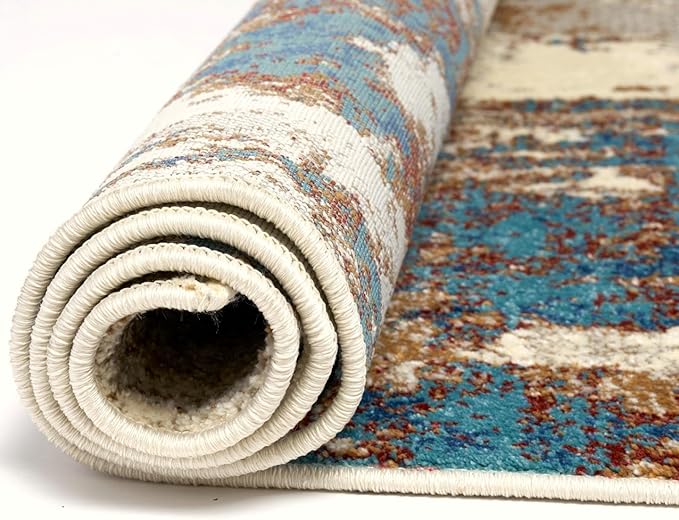 LUXE WEAVERS Lagos Collection Passion 6x9 Abstract Area Rug
