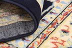 Unique Loom Sialk Hill Collection Area Rug - Washington (8' Square Navy Blue/Cream)