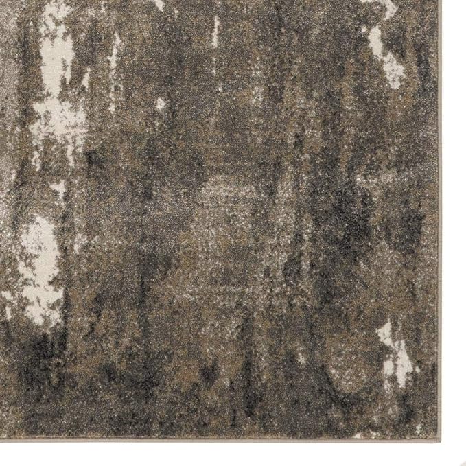 LUXE WEAVERS Lagos Collection Beige 6x9 Abstract Area Rug