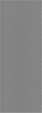 Ottomanson Mud Mat 2'7" x 3' Entryway Rug - Non-Slip Scraper Doormat for Muddy Paws, Dirt Trapping Indoor/Outdoor Mat for High-Traffic Areas, Kitchen, Garage, Patio, Gray